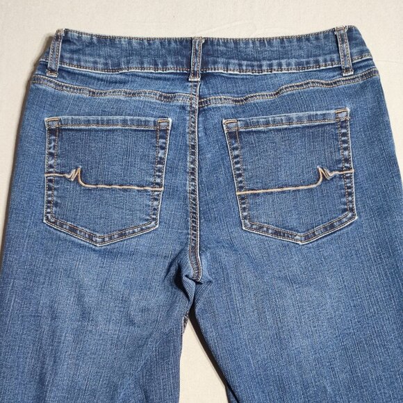Maurices jeans women's size 4 denim blue mid-rise straight leg - Picture 4 of 12